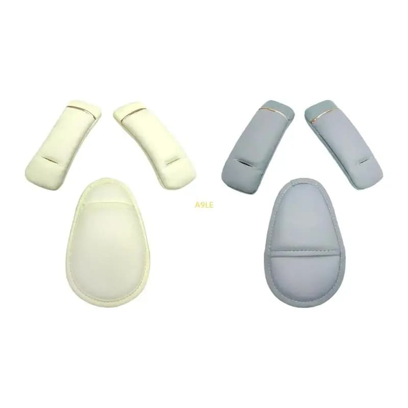 Coperture per imbracature sicurezza per neonati 3 pezzi spalline morbide in PU Accessori per passeggini universali per il
