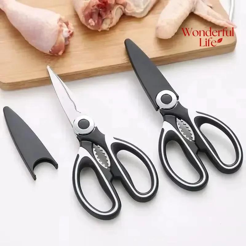 Multifunctional scissors Special shears to kill fish for domestic use Roasted chicken and duck bones Cut fish food vegetables