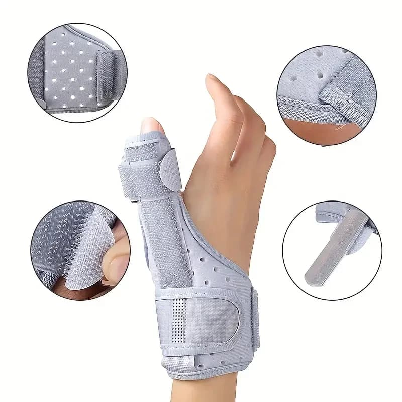 1PC flessibile stecca da polso supporto per il pollice tutore protezione per le dita guaina per tendine del pollice protezione per il polso-prevenzione delle lesioni e Comfort