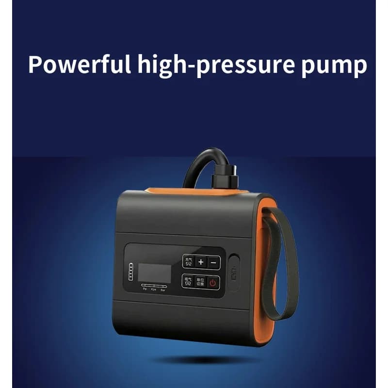 Pompa Gonfiabile Portatile Cordless per SUP, Kayak e Barche con Funzione Auto-Stop e Alta Pressione