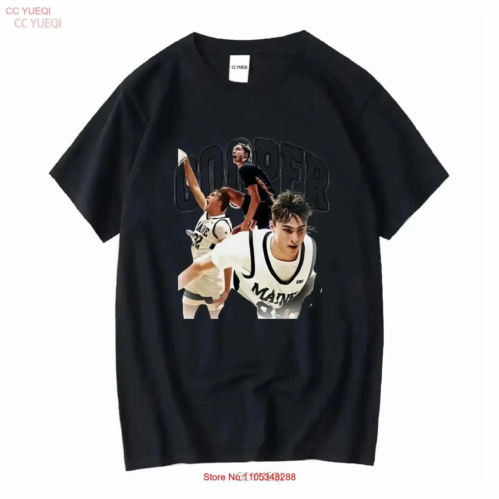 T-shirt Cooper Flagg stile vintage basket anni '90, design anni '90, taglie S-5XL, morbida, lavata, abbigliamento firmato, versatile, casual