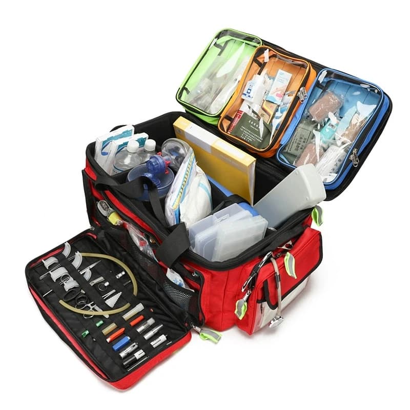 Trolley First Aid Kit Customized Medical Rescue Kit Waterproof Outdoor Emergency