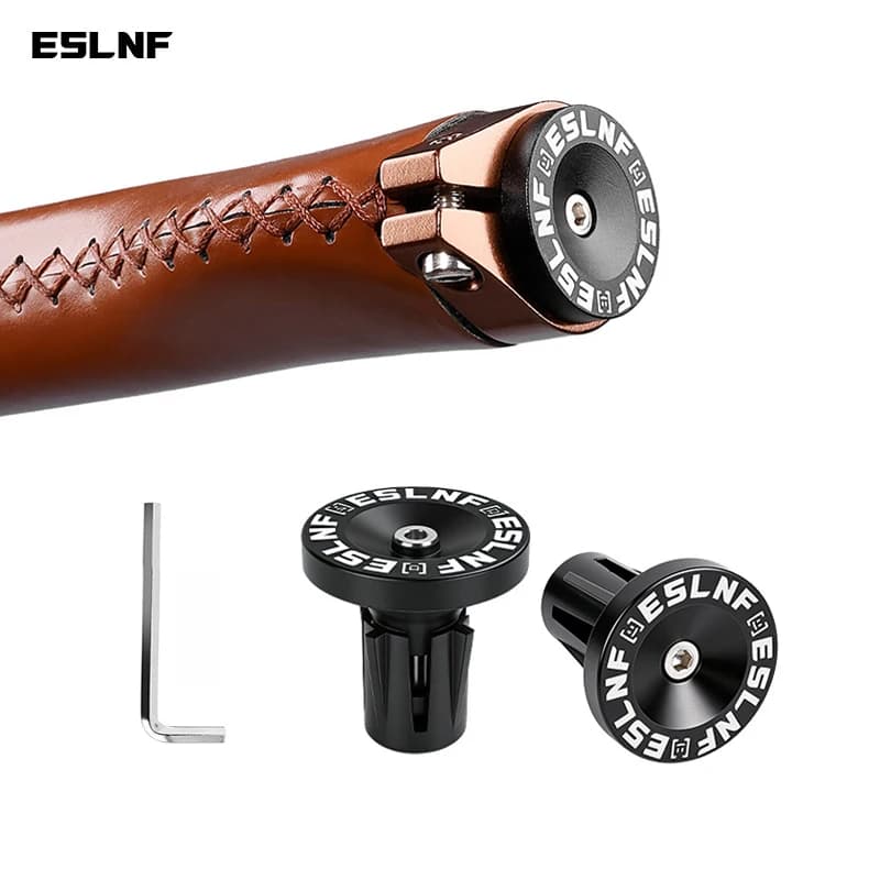 Tappi per Manubrio Bici Impermeabili in Lega di Alluminio Durevole, Cappucci Stabili per Manubrio Bici da Strada e MTB, Accessori Bici