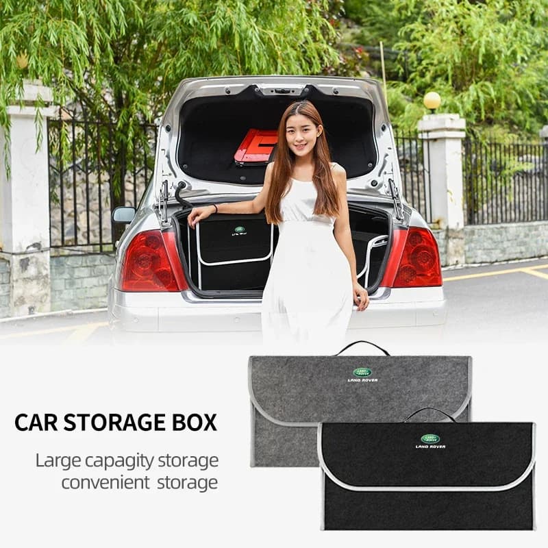 1 Pezzo Borsa Portaoggetti per Auto, Scatola Contenitore per Bagagliaio per Land Rover Range Rover Freelander Discovery Evoque OVERFINCH