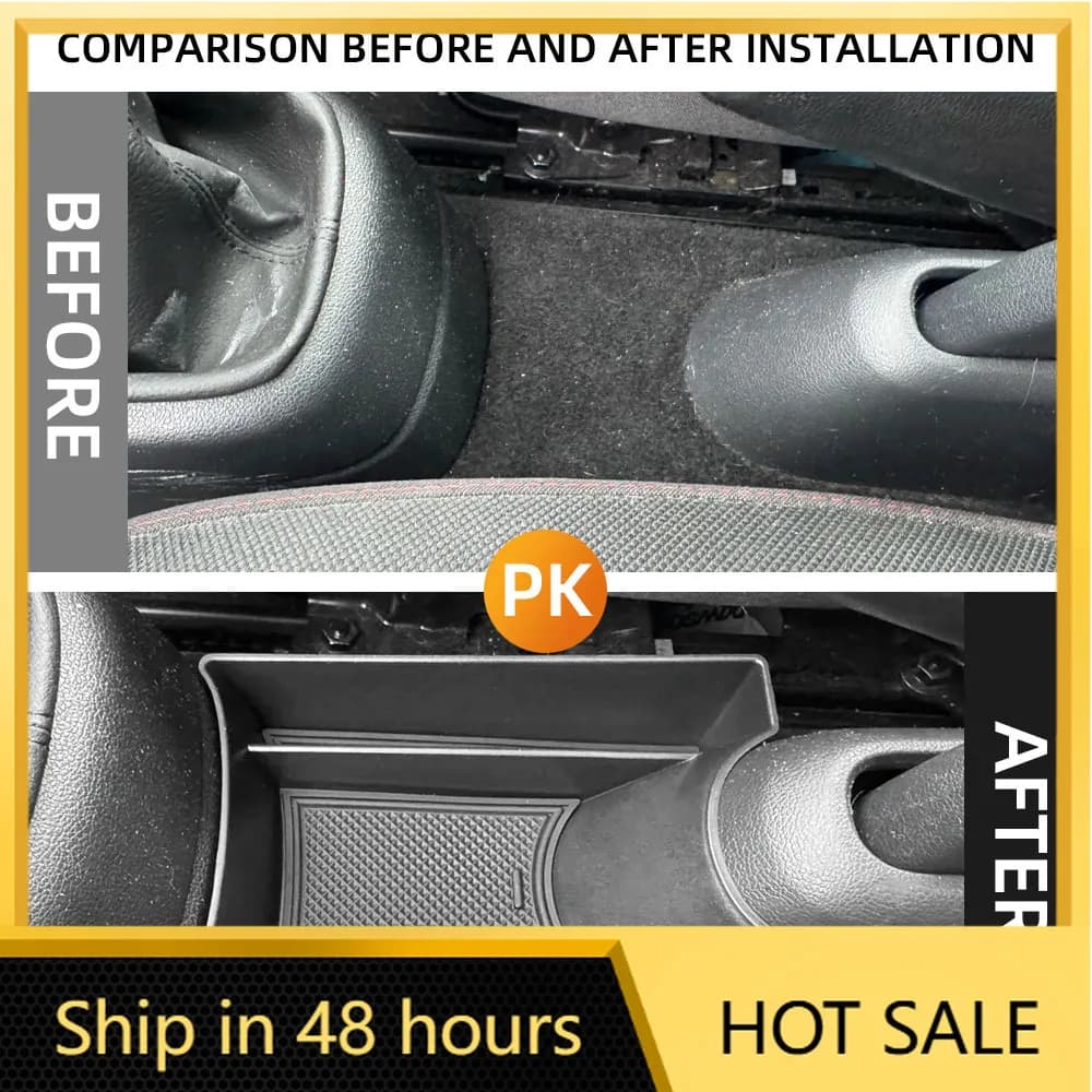 Adesivi per interni auto Volkswagen VW UP 2013-2021, organizer per console centrale e bracciolo, contenitore portaoggetti per auto