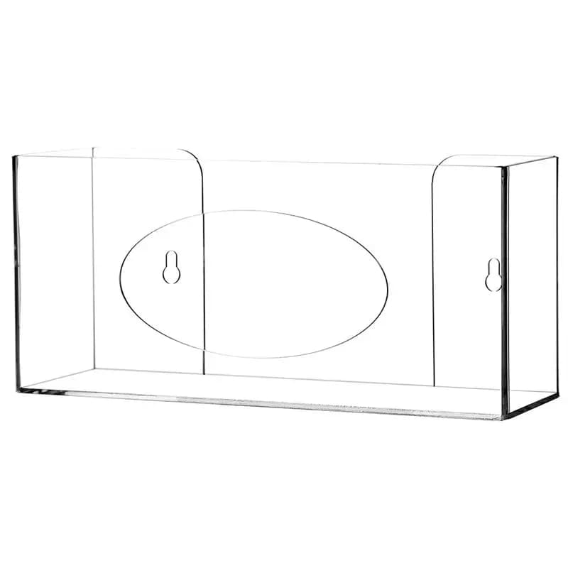 AEE2-Glove Box Holder Dispenser per guanti da parete, Dispenser per guanti in acrilico trasparente, Porta guanti monouso, Supporto per guanti