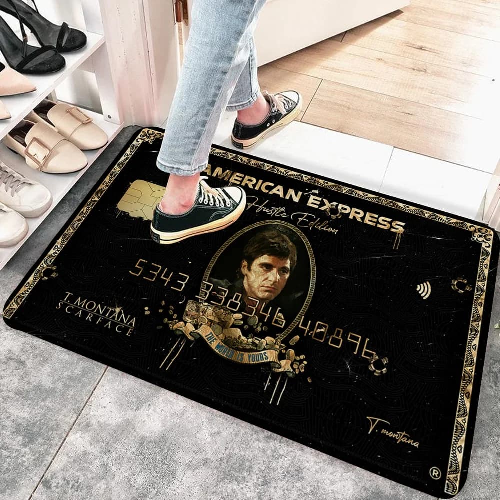Tappetini per camera Scarface di film antiscivolo assorbono acqua cuscino a striscia lunga tappetino per camera da letto tappeti per la casa