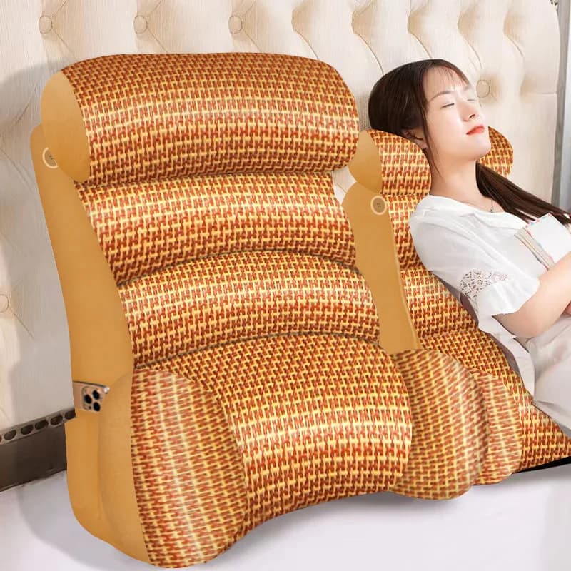 Cuscino per schienale da letto traspirante Cuscino in memory foam per supporto lombare per anziani Cuscini da comodino morbidi e confortevoli