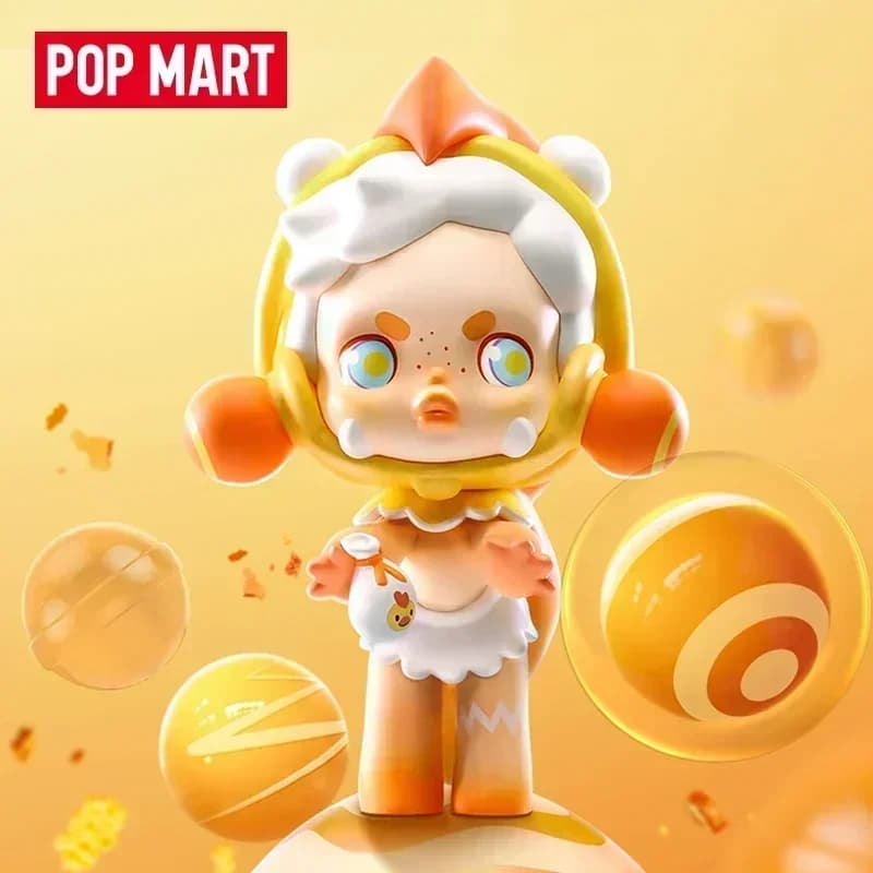 POP MART Skullpanda Candy Monster Town Series Kawaii Anime Action Figure Blind Box - Surprise Collectible Mystery Doll