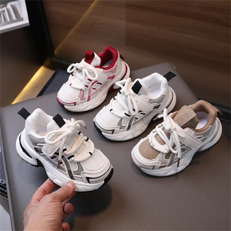 New Autumn Shoes 2026 for Kids, Sneakers Sporty Breathable in Network for Boys and Girls, Anti-slip, Kids Fashion, EU 21-30