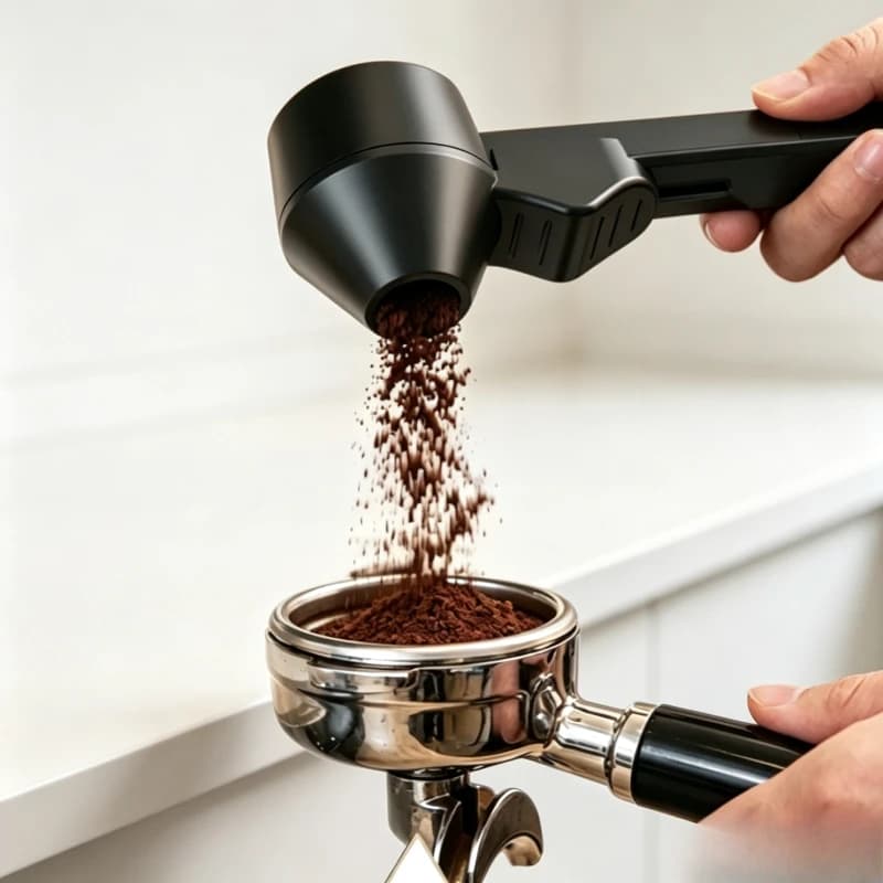 1pc Anti-Slip Long Handle Measuring Spoon Large Capacity Precise Quantitative Scoop for Coffee Powder and Protein Powder