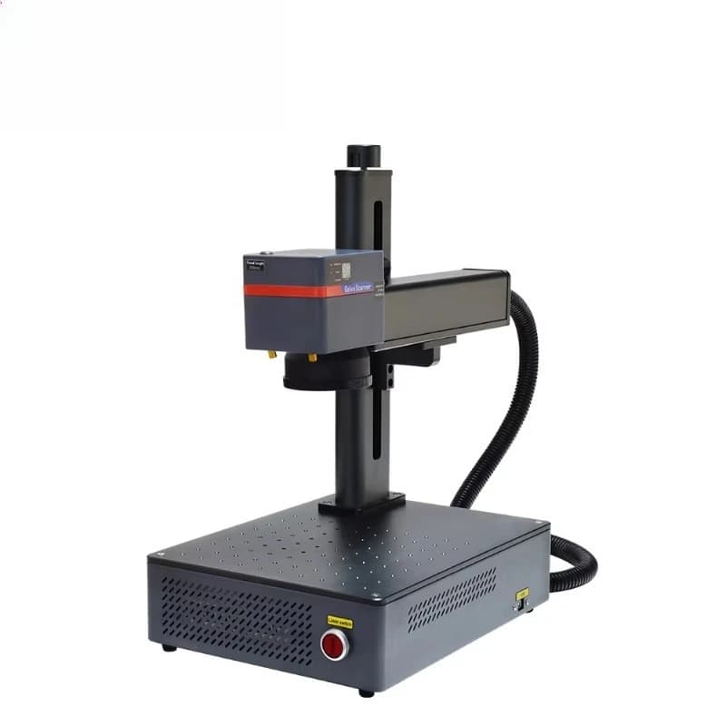 20W Portable Fiber Laser Marker, Mini Table Marking Machine, Light for Engraving