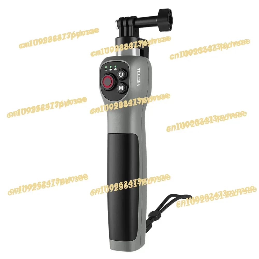 Accessori per action camera TELESIN per Go Pro 12/11/10/9/8, bastone selfie subacqueo professionale da 30 m con telecomando.