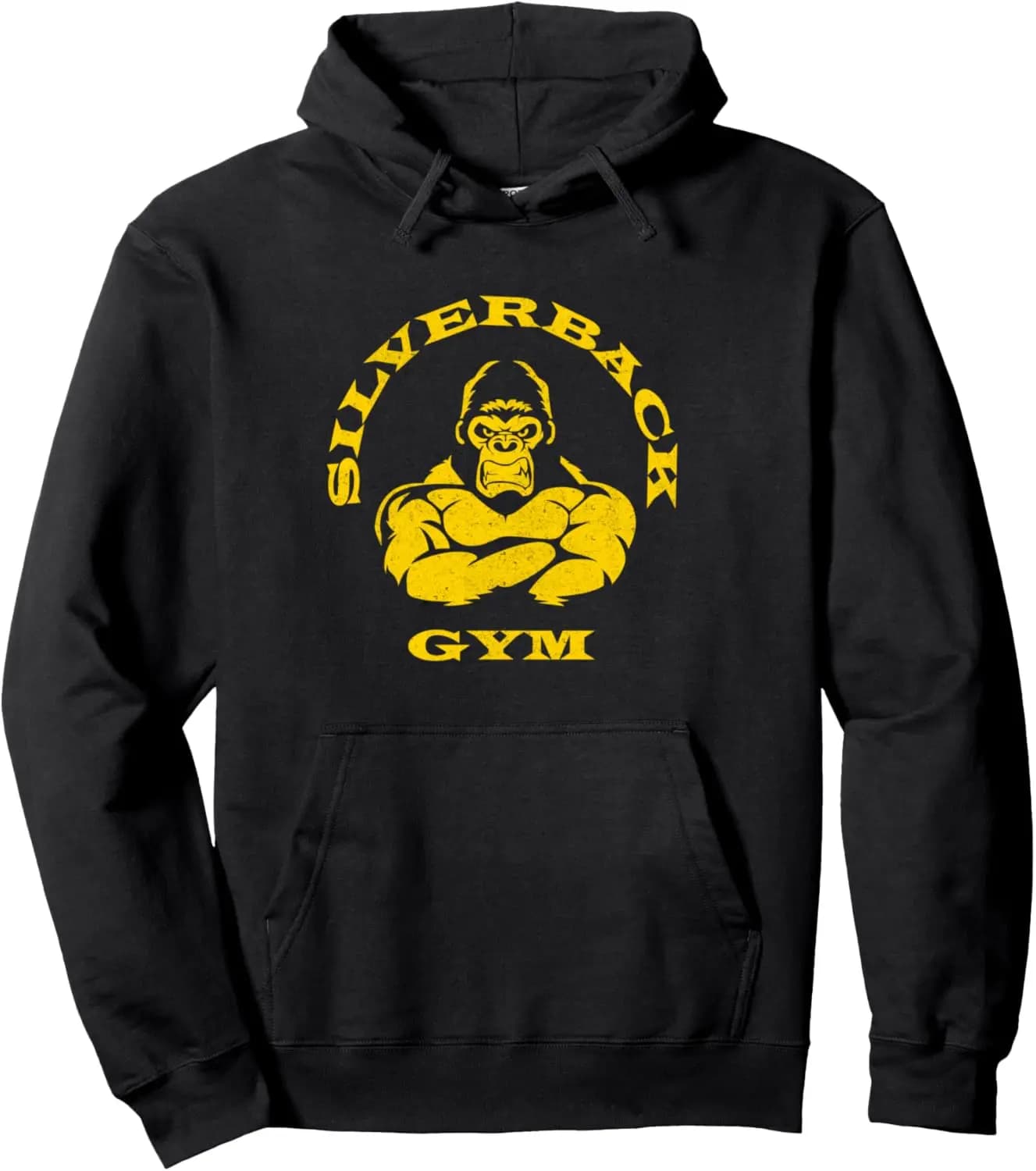 Silverback Gorilla Gym Apparel Powerlifting, Strongman Pullover Hoodie Women Men Clothing Customizable Sweatshirt