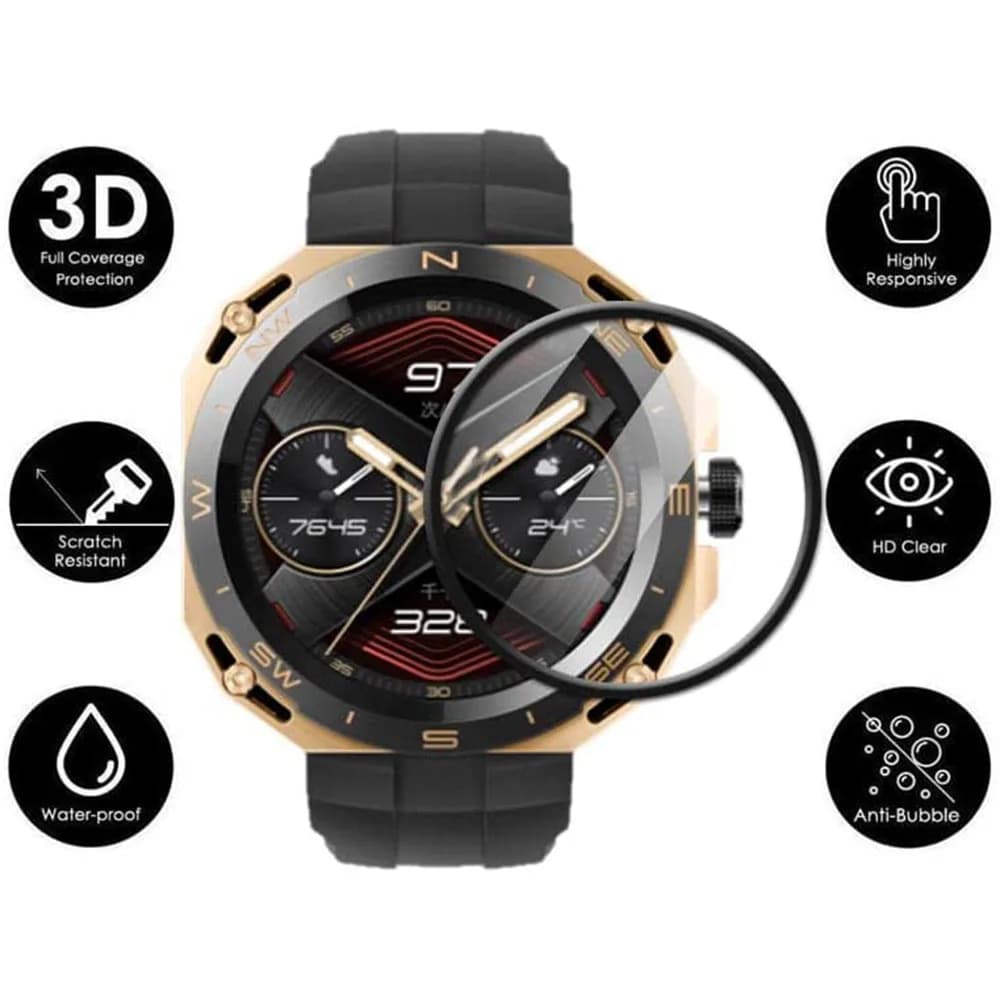 BEHUA pellicola protettiva per schermo curvo 3D per Huawei Watch GT Cyber Smart Protector Film GTcyber Clear TPU accessori per copertura completa
