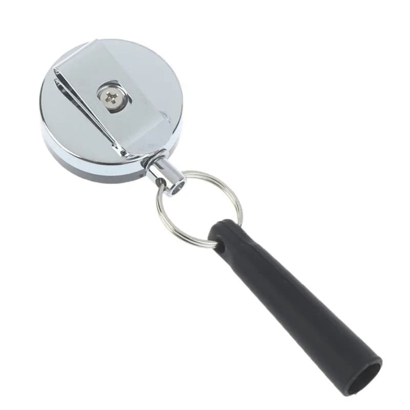Camping Heavy Duty Retractable Pen Pull Holder Reel Carpenter Anti Lost Rope