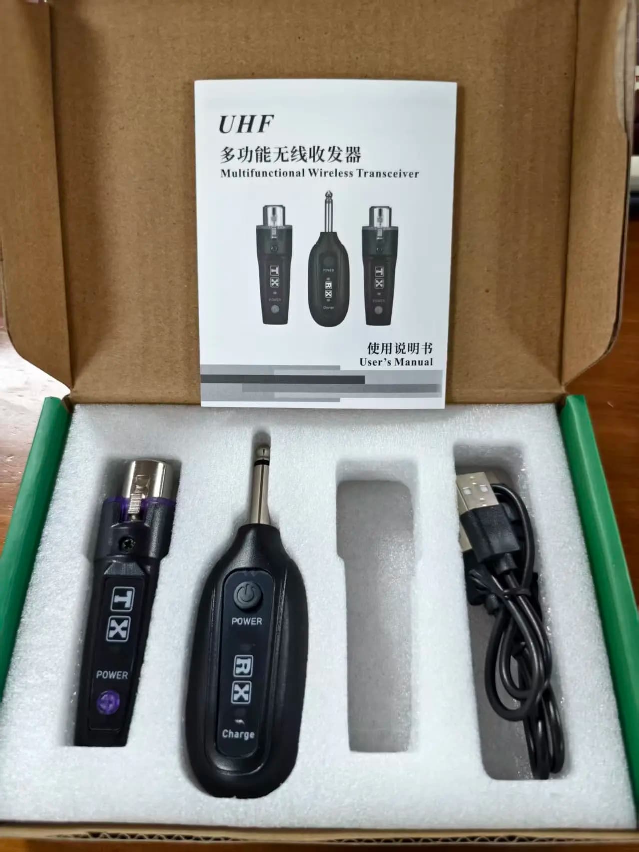 Wired to wireless microphone Receiver Transmitter dynamic microphone guitar adapter pick up GAW-MA18 microphone