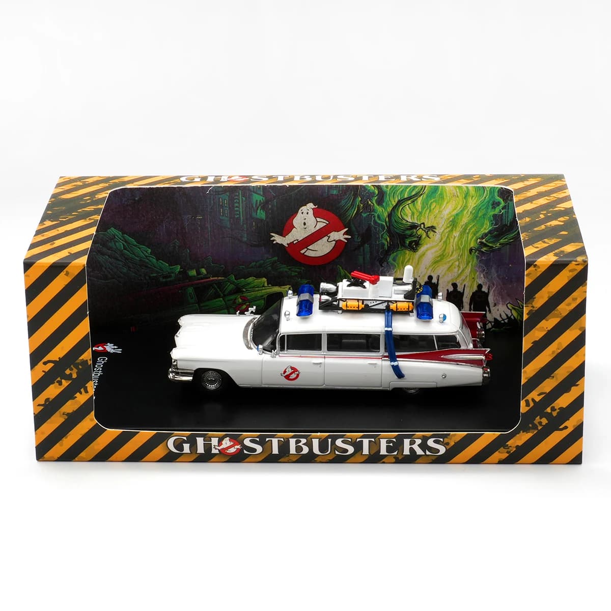 YS Disponibile 1:64 NUOVO Ghostbuster Miller Meteor 1959 Ecto-1 Collezione di modelli di auto pressofusi ToYS