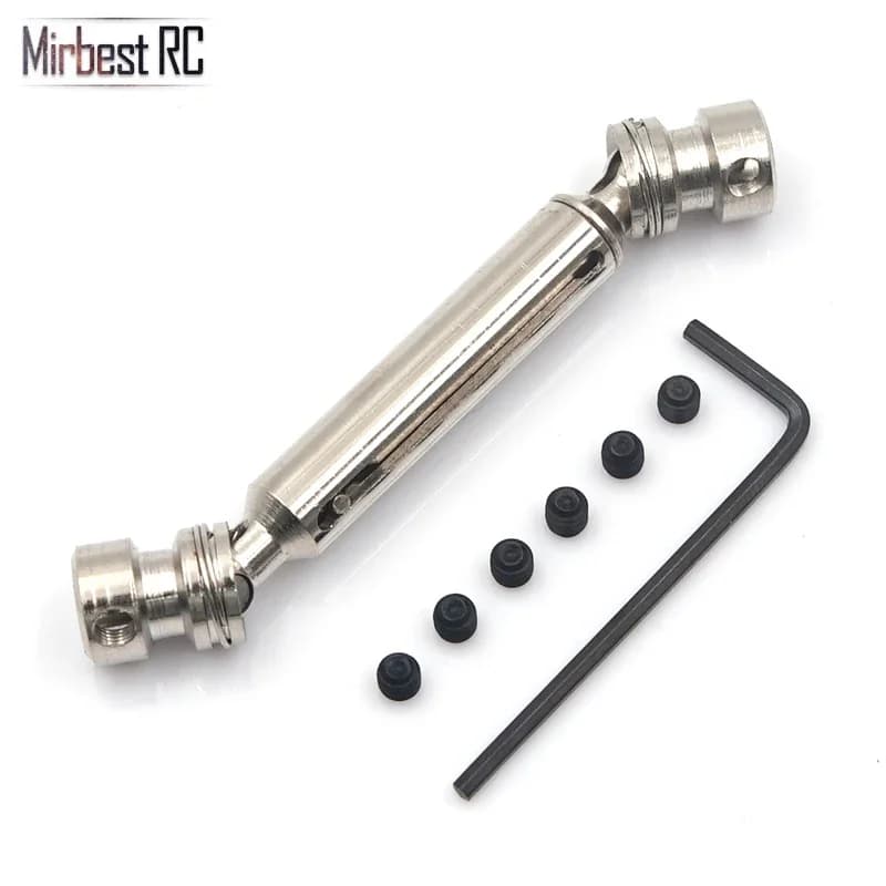 Aggiorna l'albero di trasmissione dell'albero di trasmissione universale anteriore in metallo per WLtoys 12428 12429 12423 1/12 RC ricambi per auto accessori per giocattoli
