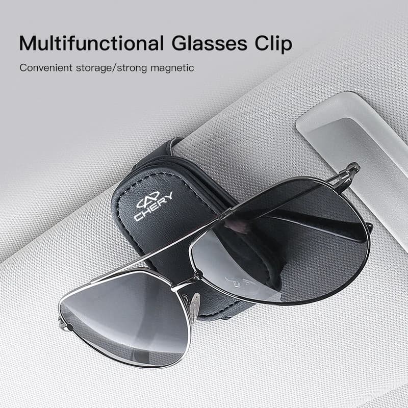 Supporto magnetico multifunzionale per occhiali e clip parasole per auto, accessorio portaoggetti per Chery Omoda Tiggo 7 Pro 4 3 Fulwin 2