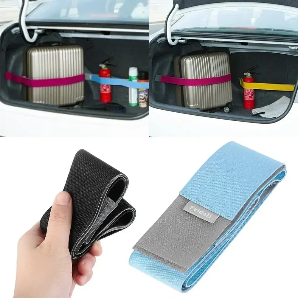 1pcs Universal Interior Accessories Magic Sticker Car Stowing Band Tidying Belt Auto Organizer Storage Strap New