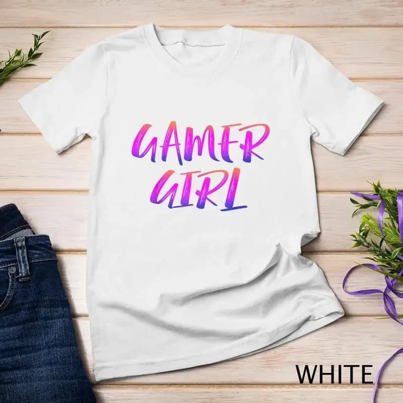 Gamer Girl Tee Cute Gaming Girls Gamers Video Games Gift Unisex T shirt