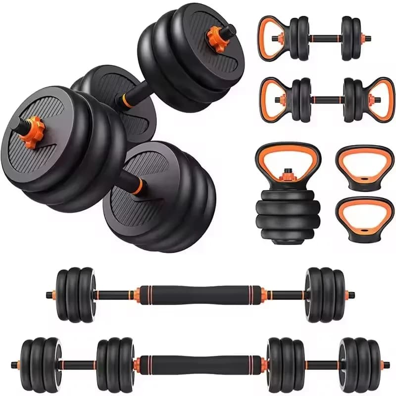 10kg Without Pot Handle Kettlebell Dumbbell Six-in-One Set Adjustable Environmental Dumbbell