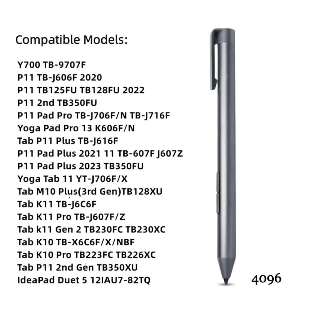 Stilo touch attivo compatibile con Lenovo Xiaoxin P11/Tab P11 Pro/Pad P11 Plus /J607/ J716 Precision Pen
