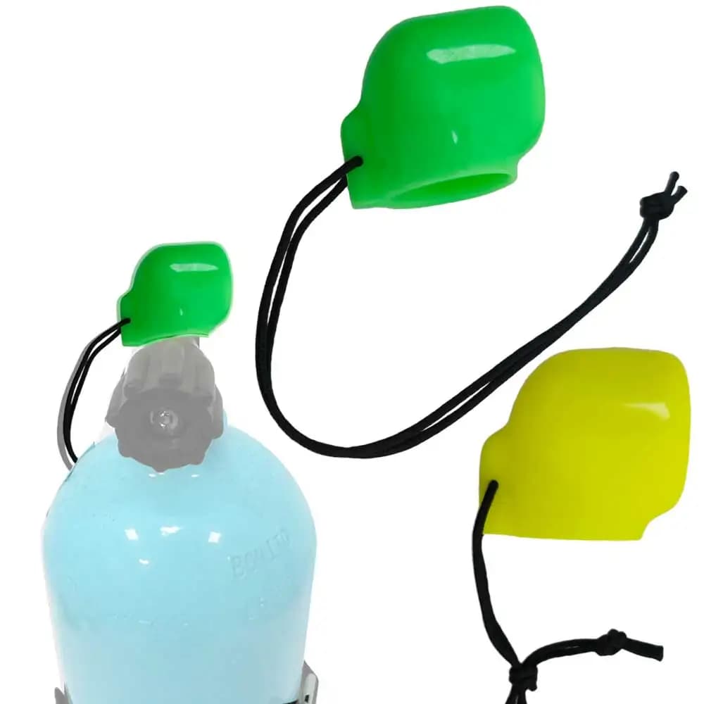 1pc 2pcs Diving Cylinder DIN Yoke Valves Protector Dust Cap Sidemount Scuba Tank Valve Cover BCD Cylinders Waterproof Dust Cap