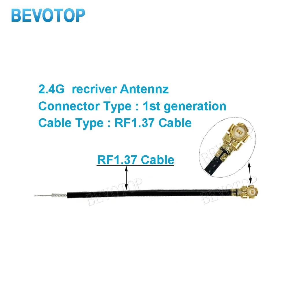 100PCS/LOT Single End U.fl u.FL1 Female to Solder Open End Cable RF1.37 Pigtail for WIFI 3G 4G 5G Antenna Extension Cord Jum