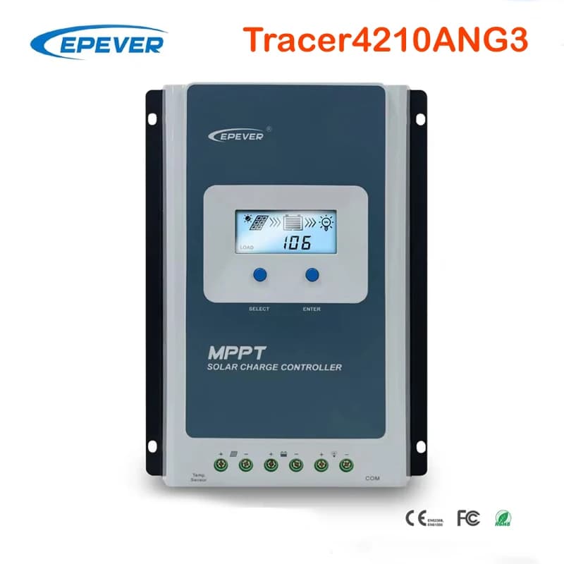 10A 20A 30A 40A MPPT Regolatore di carica solare EPEVER Tracer2206AN Tracer1206AN Tracer3210AN Tracer4210ANG3 12V/24V Batteria automatica