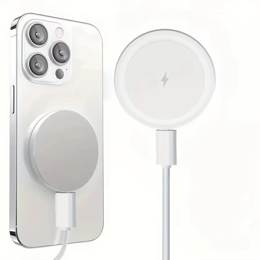15W Wireless Magnetic Charger for iPhone Magsafe 17 16 15 14 13 12 Pro Max and Airpods 4 Pro - Quick Magnetic Charging Station