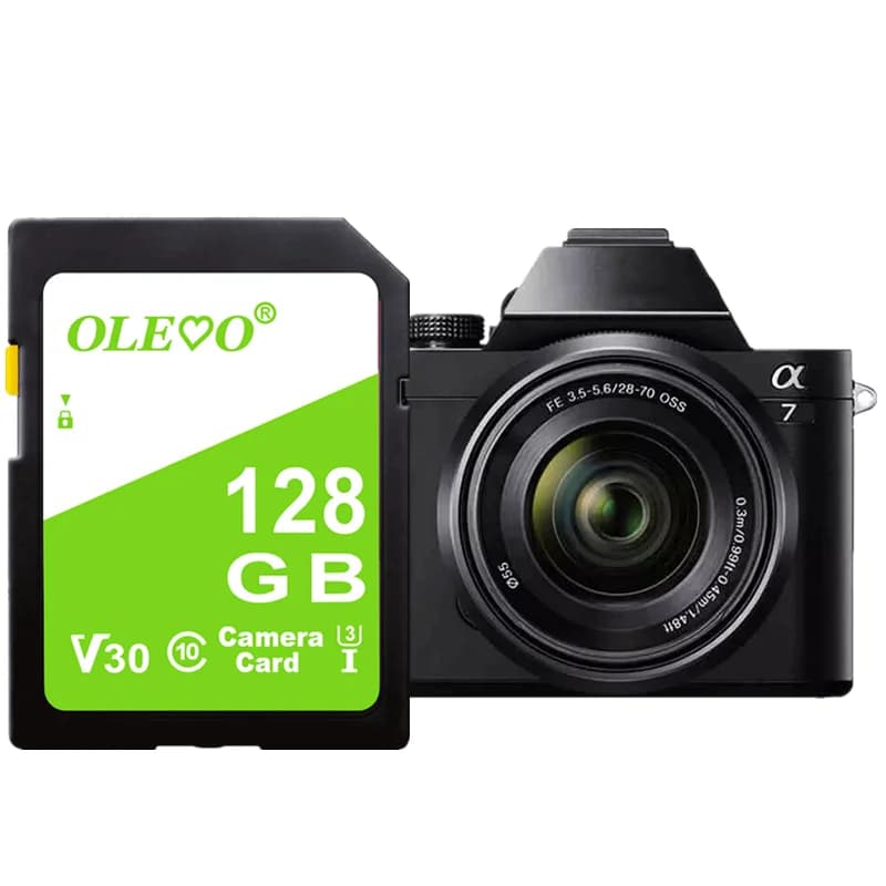 Scheda di memoria SD per fotocamera da 64 GB Riccodifica UHD 4K da 128 GB, U3, Class10, V30, A1, SD da 256 GB 512 GB per fotocamera, DVD