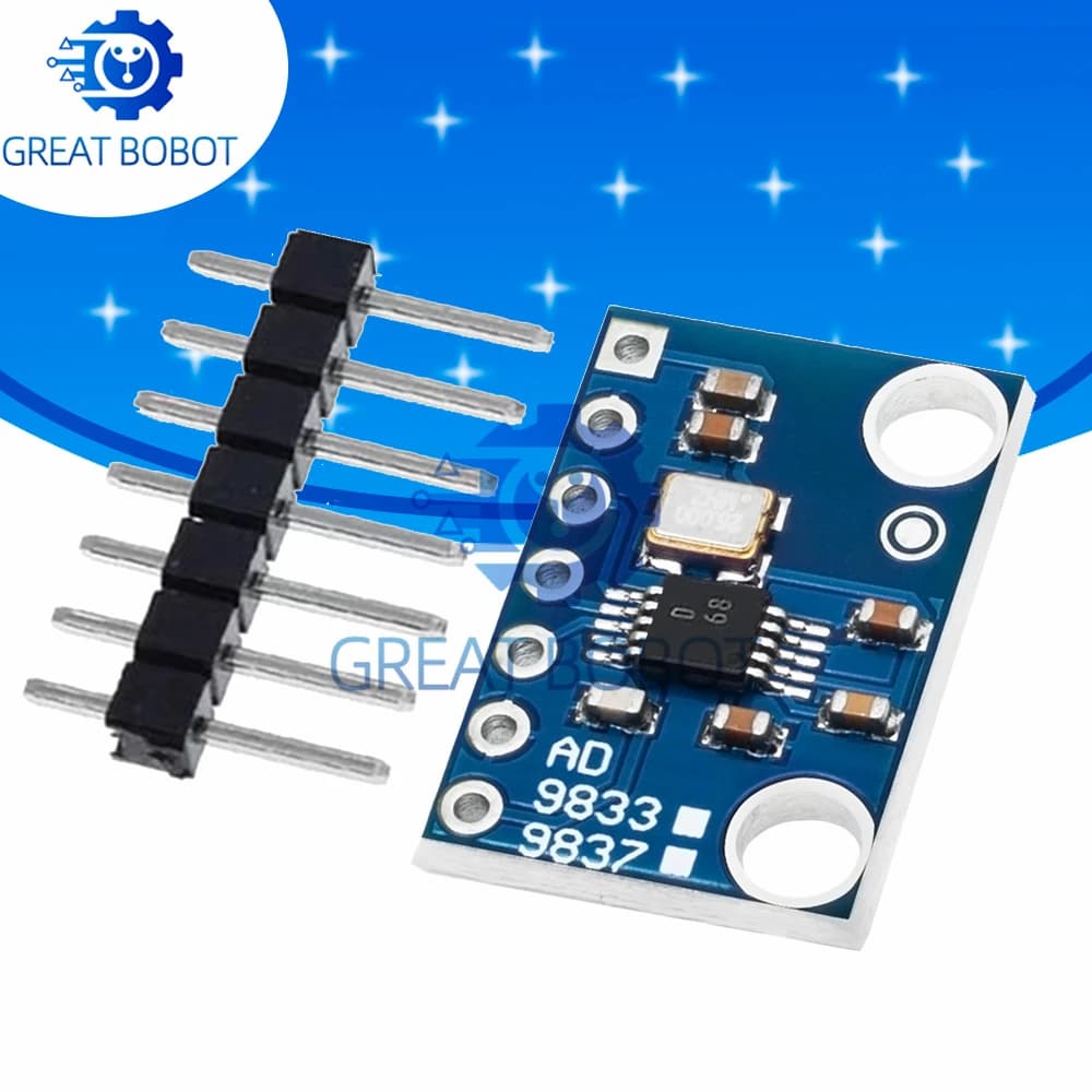 BS 1-10PCS AD9833 Serial Interface Signal Generator: DDS Programmable Sine/Square Wave Module for Arduino