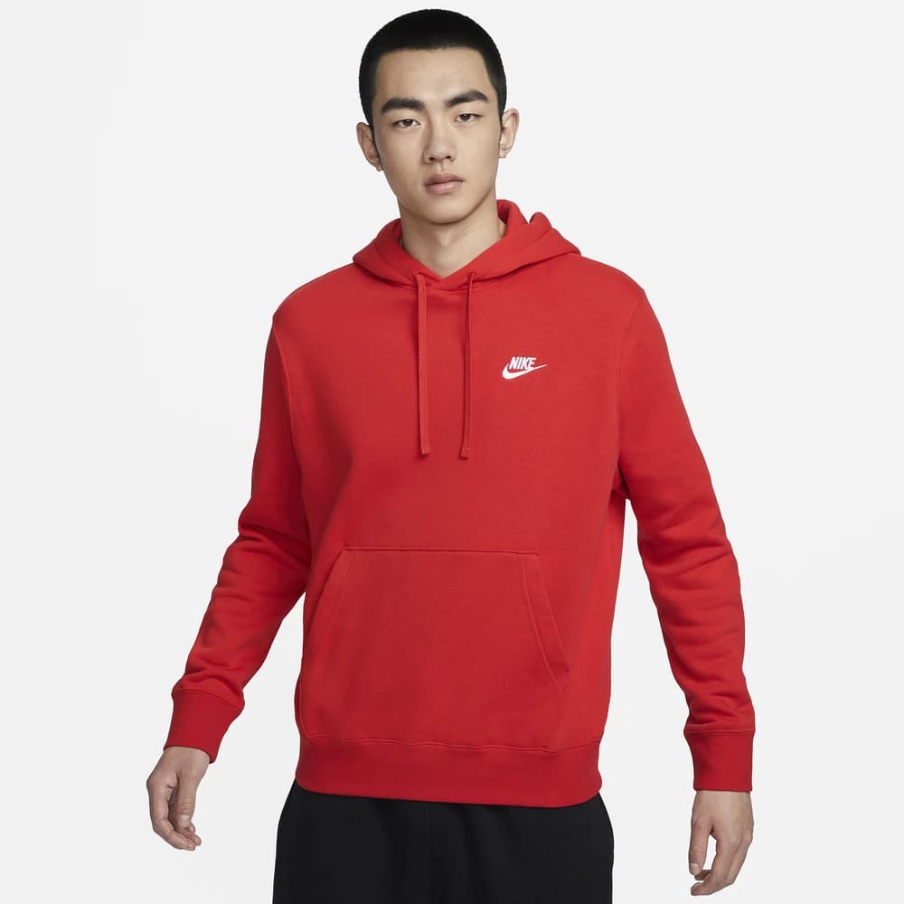 Felpa con cappuccio sportiva casual da uomo Nike BV2655-657