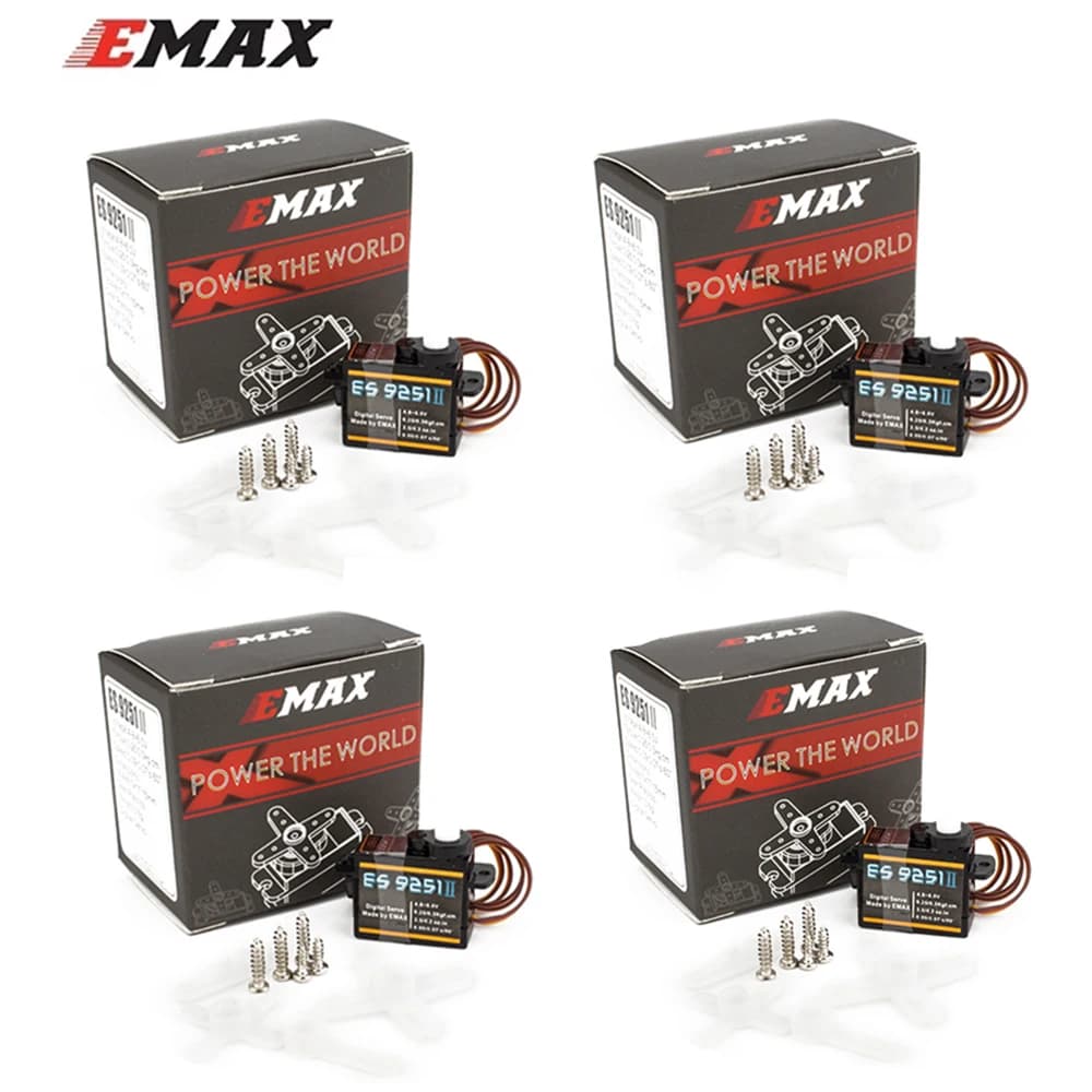 EMAX ES9251II ES9251 4g Micro Digital Servo 0.27KG per RC Modello Aereo Elicottero Robot Parti di Ricambio FAI DA TE