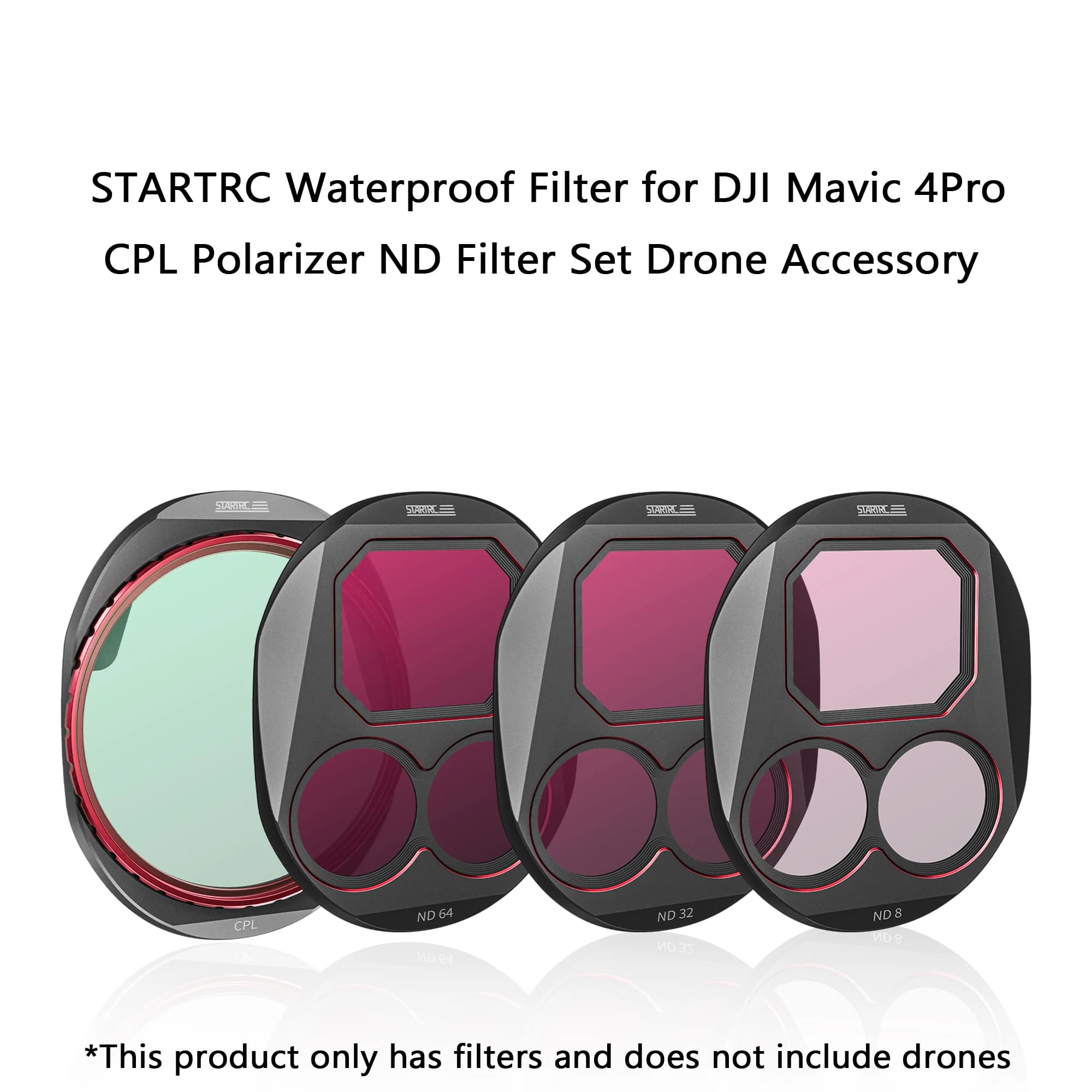STARTRC CPL/ND8/32/64 Filter Set Compatible with DJI Mavic 4 Pro Neutral Density Polarizing Drone Camera Accessories