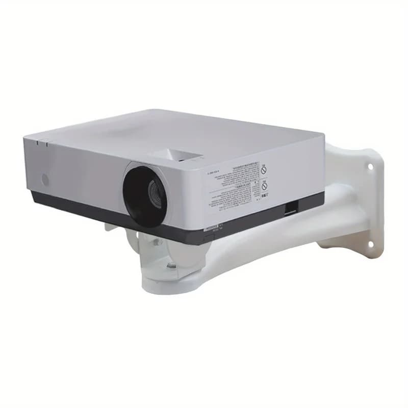 Mini proiettore da parete/rack per proiettore/staffa di montaggio per staffa per telecamera di sicurezza CCTV (bianco)