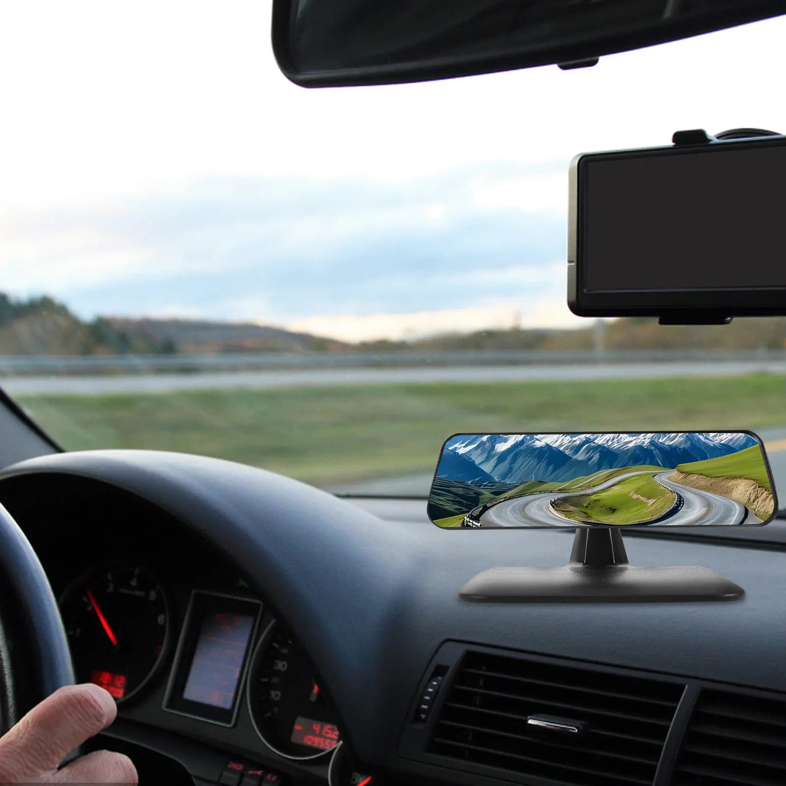 Supporto per Dash Cam di Precisione per Modelli Auto Universali, Fissaggio Sicuro, Video Nitidi, Registrazione Stabile