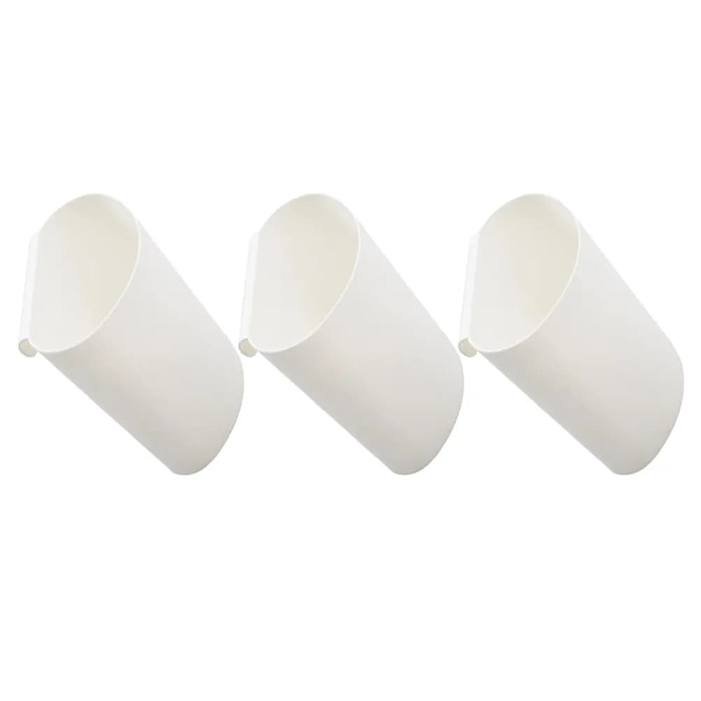 3Pcs Hanging Storage Basket Hanging Bucket Organizer for Rolling Cart Home Salon Trash Waste Bin Rolling Cart Storage Cup