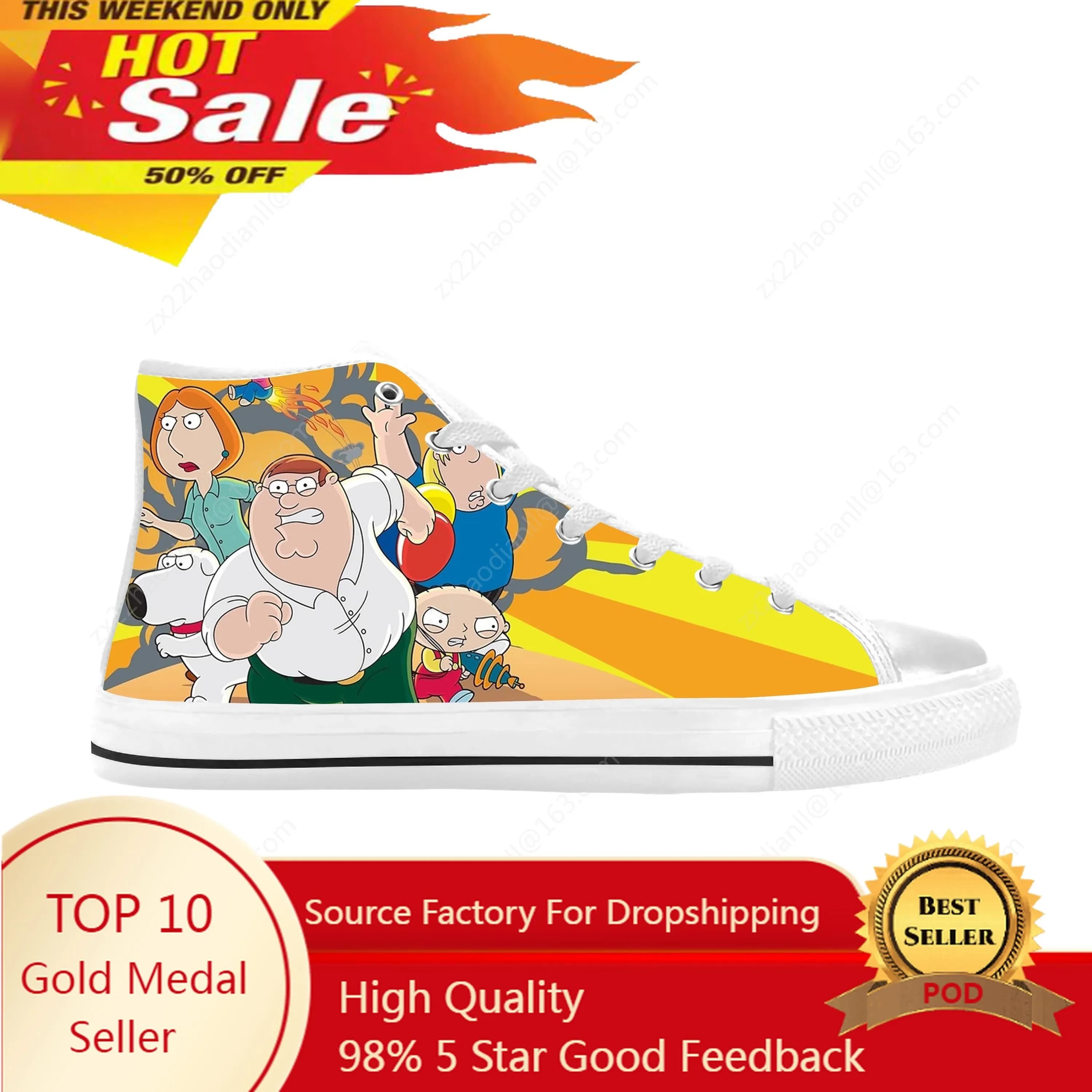 Boys Anime Cartoon Manga Comic Funny Cool Family Casual Fabric Shoes High comfortable and breathable sneakers with 3D printing Man Women