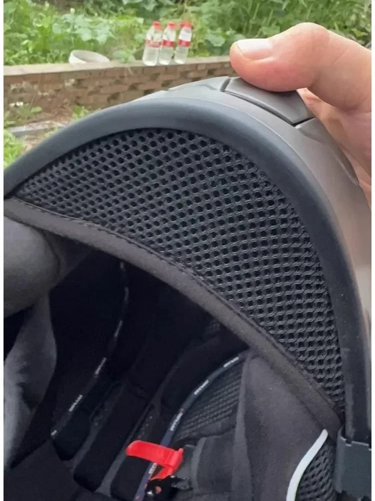 Mentoniera per casco da moto per KUQIBAO e VGV Panno a rete antivento Riduzione del rumore Flip-up/Tigmo completo Accessori di modifica universale