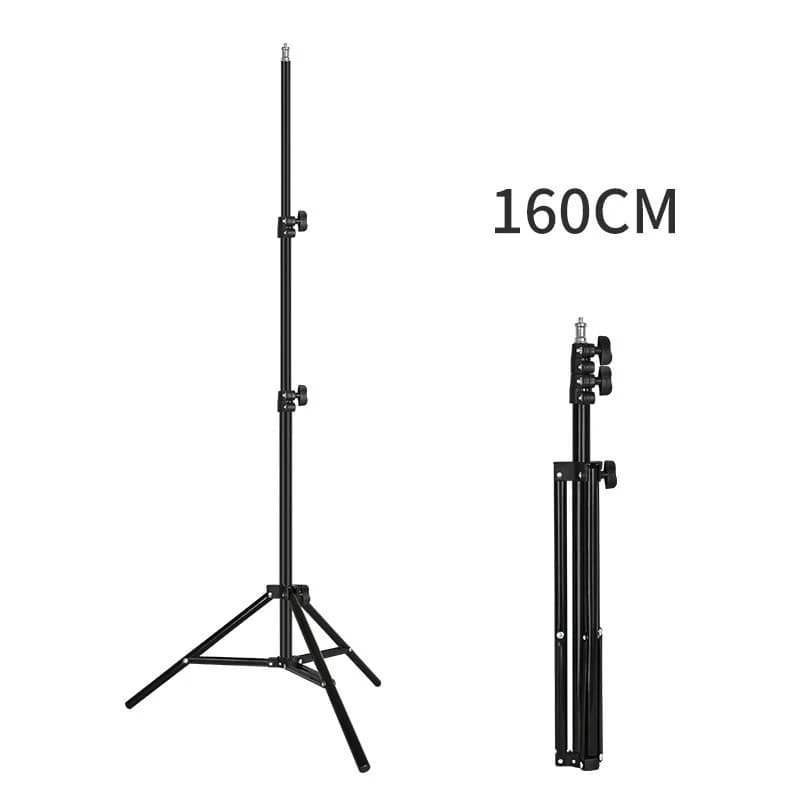 160 cm Foldable Tripod for Photography Mobile Phone Support Live Tripod Video Recording Selfie Landing Monpod for Phone Camera