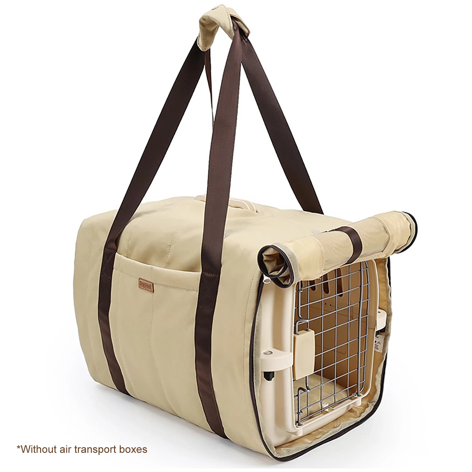 Borsa da Viaggio in Poliestere con Rete Traspirante e Tracolla Comoda, Versatile Borsa per Piccoli Animali Domestici, Cani, Gatti e Cuccioli