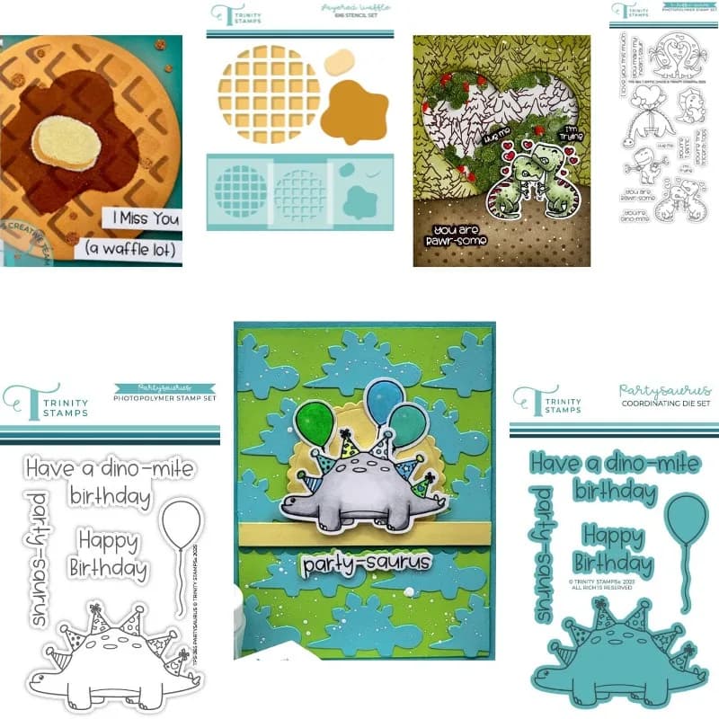Toaster Card Mouse Waffle Patch Cut Metal Die and Stamp for Scrap Booking Stencil Album Paper DIY Gift Card Decoration Embossed