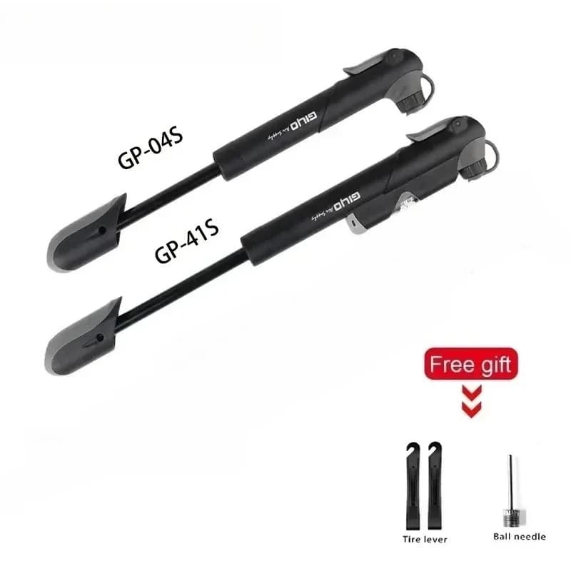 Pompa per Bicicletta Mini Portatile, Gonfiatore per Palloni e Pneumatici, Valvola Schrader/Presta, Pompa MTB Portatile
