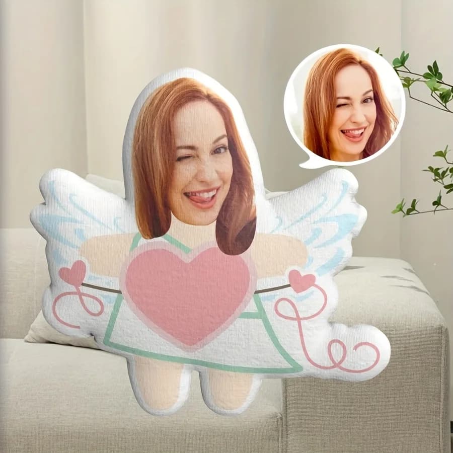 Cuscino d'Amore Divertente, Regalo di San Valentino per Fidanzata, Cuscino Personalizzato