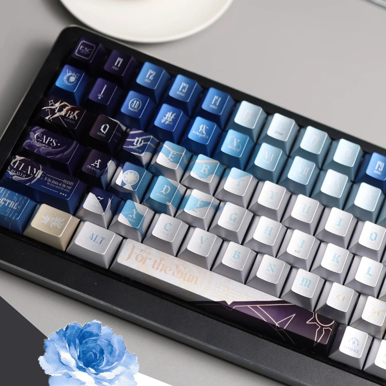 MAIMOOO Phainon Metallic Texture Keycap Cherry Profile Honkai: Star Rail Khaslana Anime Game PBT Keycaps for Mechanical Keyboard