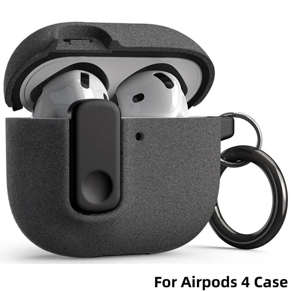 For AirPods 4 with Safety Clasp Buckle Waterproof Wireless Full Protection for AirPods 4 Headphone Accessories