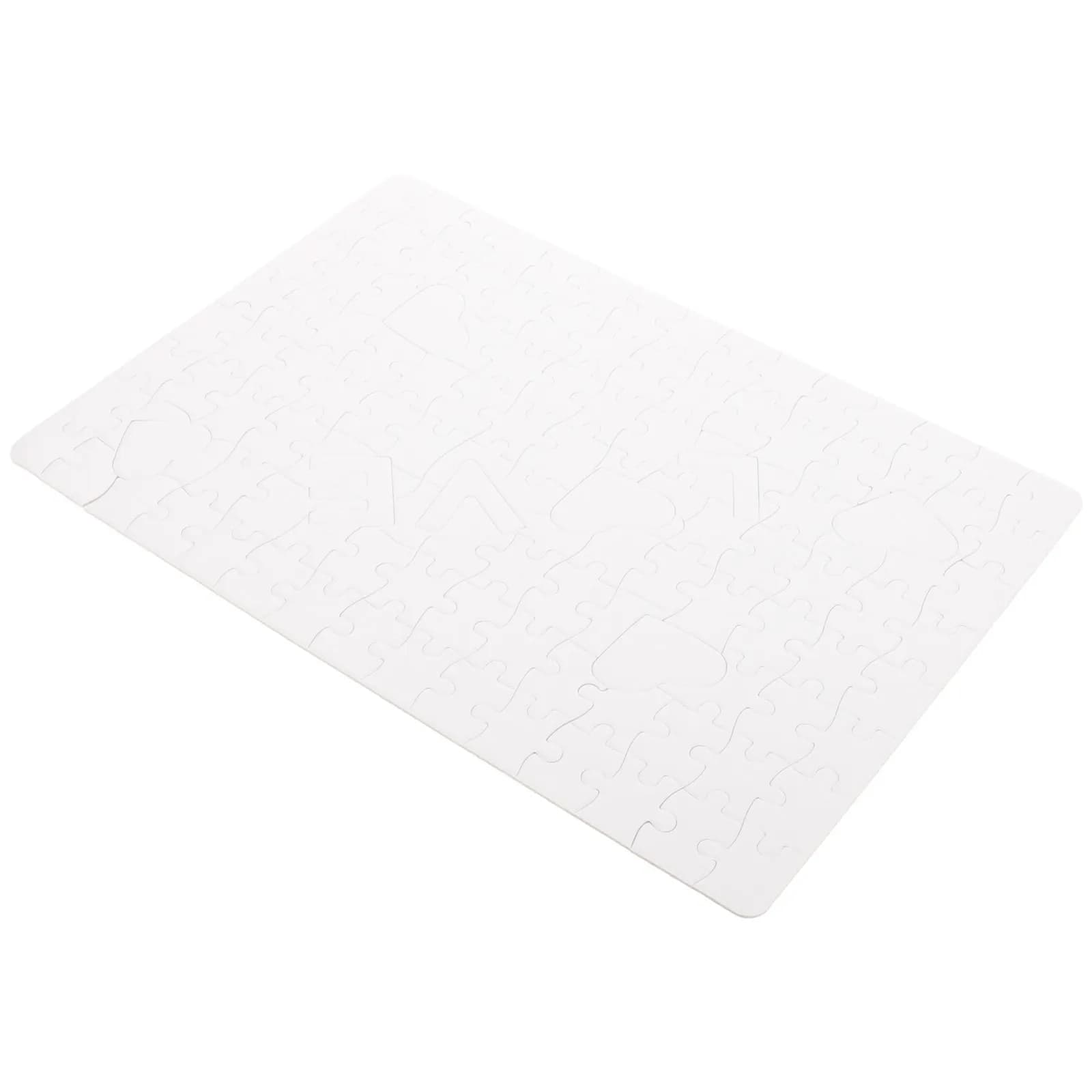 Set di Puzzle per Sublimazione, Puzzle Vuoto Fai-da-Te per Stampa a Trasferimento Termico, Regalo Personalizzato per Famiglia, Amanti, Amici, Ricordo